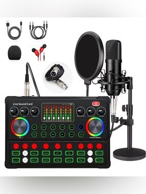 Podcast Microphone Bundle XLR 48V